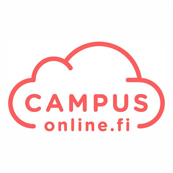 CampusOnlinen logo, punainen versio logosta