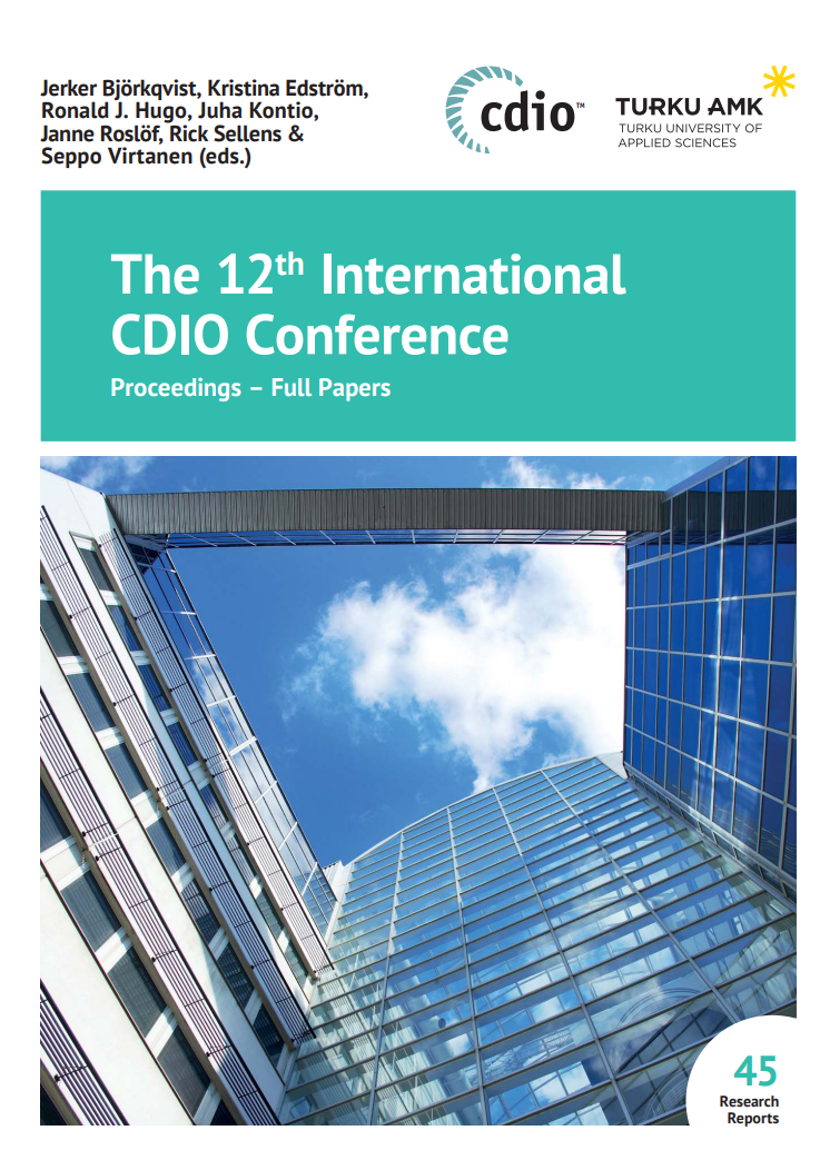 julkaisun kansi the-12th-international-cdio-conference-proceedings-full-papers