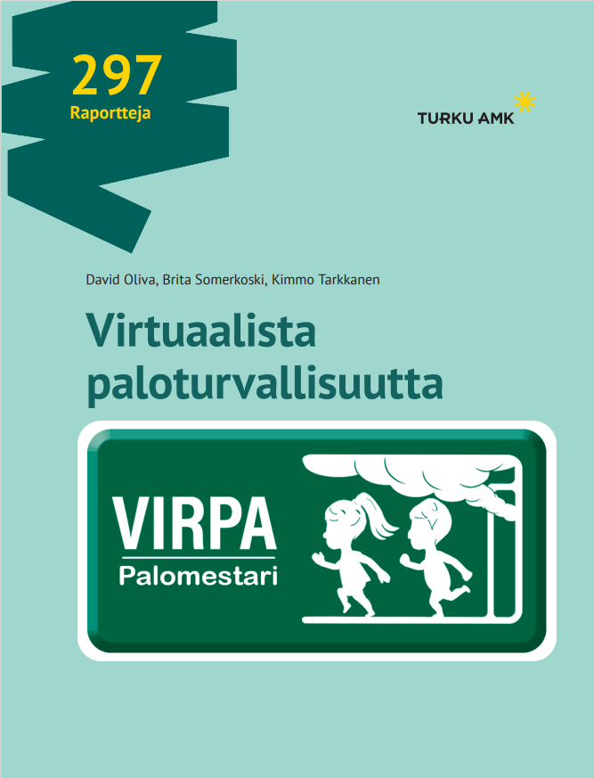 Julkaisun kansi: Virtuaalista paloturvallisuutta