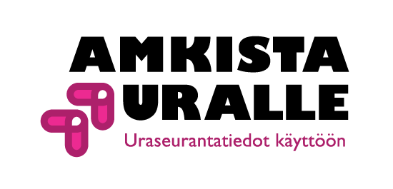 AMKista uralle - uraseurantatiedot käyttöön -hankkeen logo