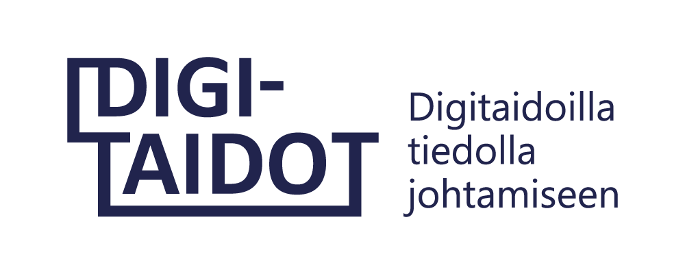 Digitaidoilla tiedolla johtamiseen -projektin logo