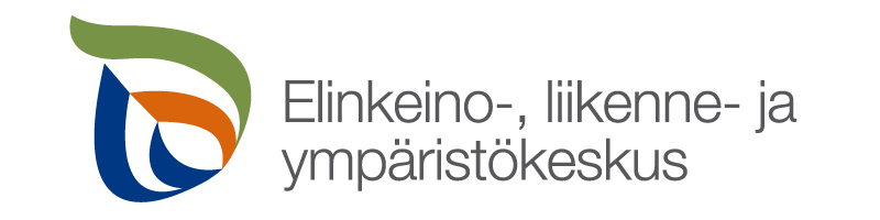 Logo: Elinkeino-, liikenne- ja ympäristökeskus.