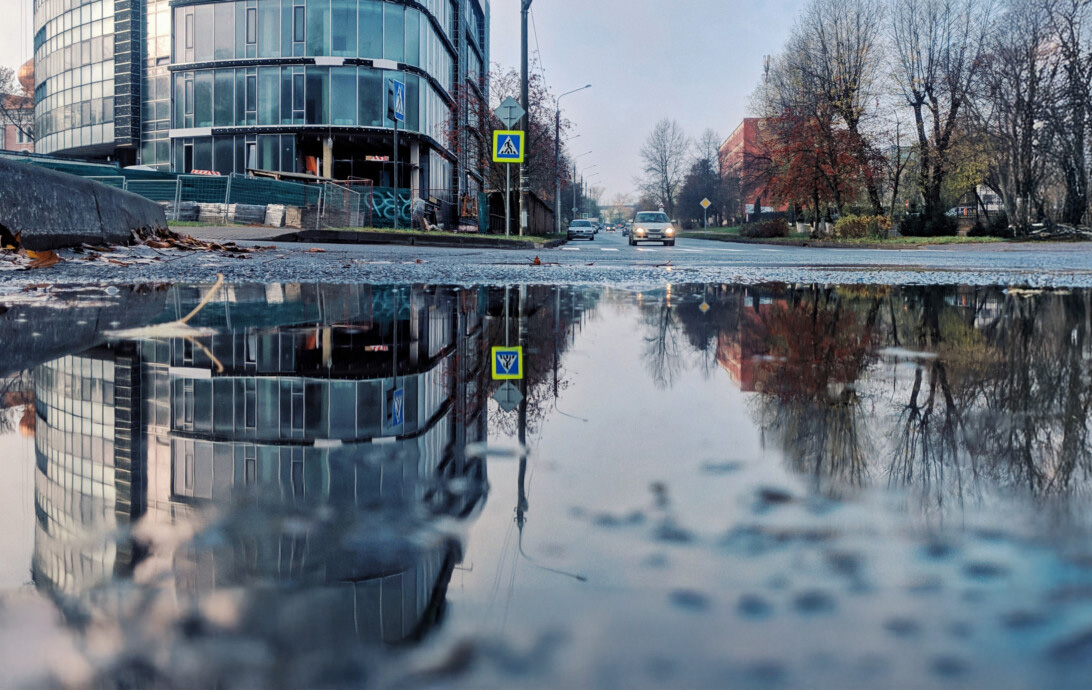 Water on the street