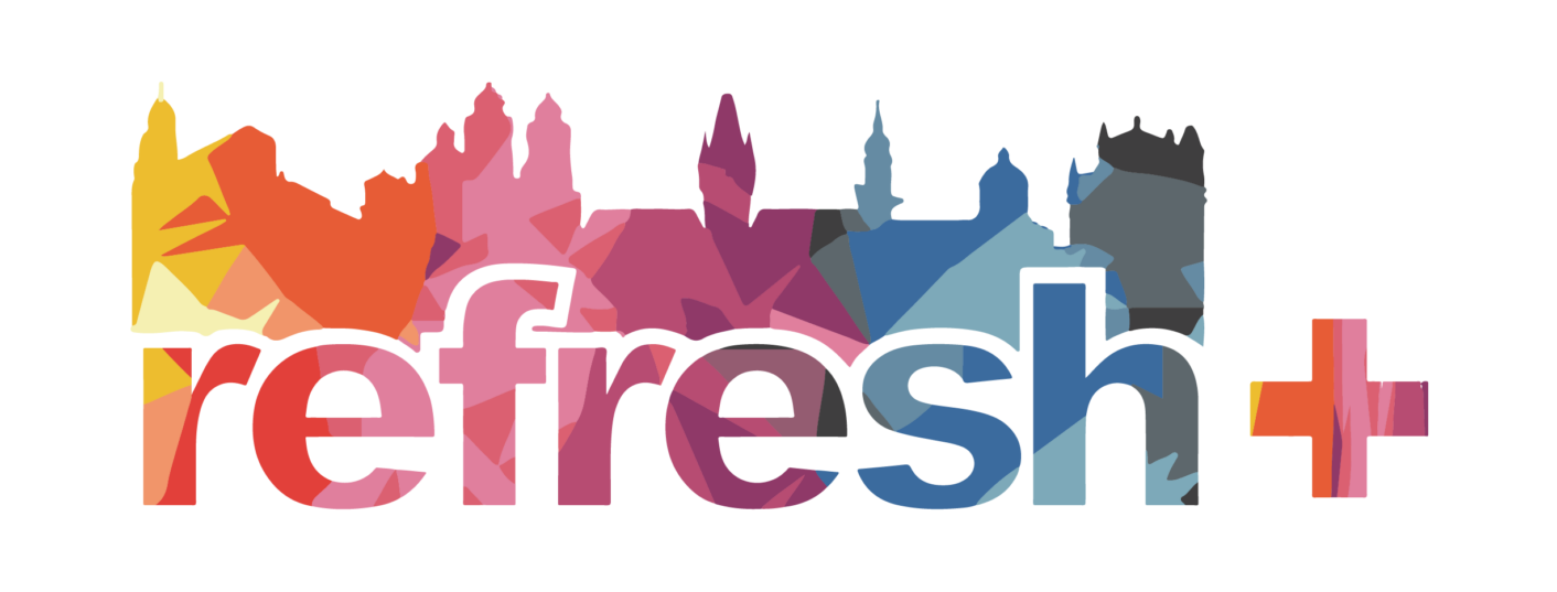 Refresh+ hankkeen logo